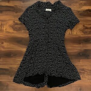 Urban Outfitters Women’s Black and White Polkadot Romper Size 6